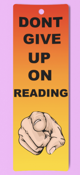 Don't Give Up BookMark