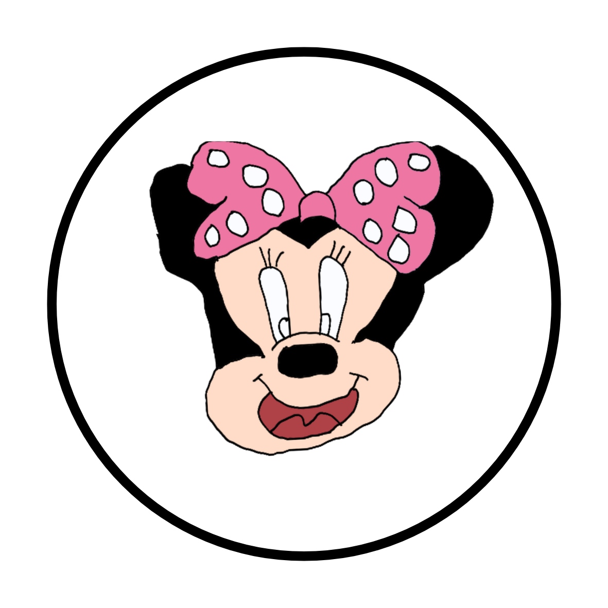 Minnie mouse sticker