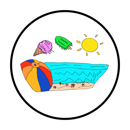 beach sticker