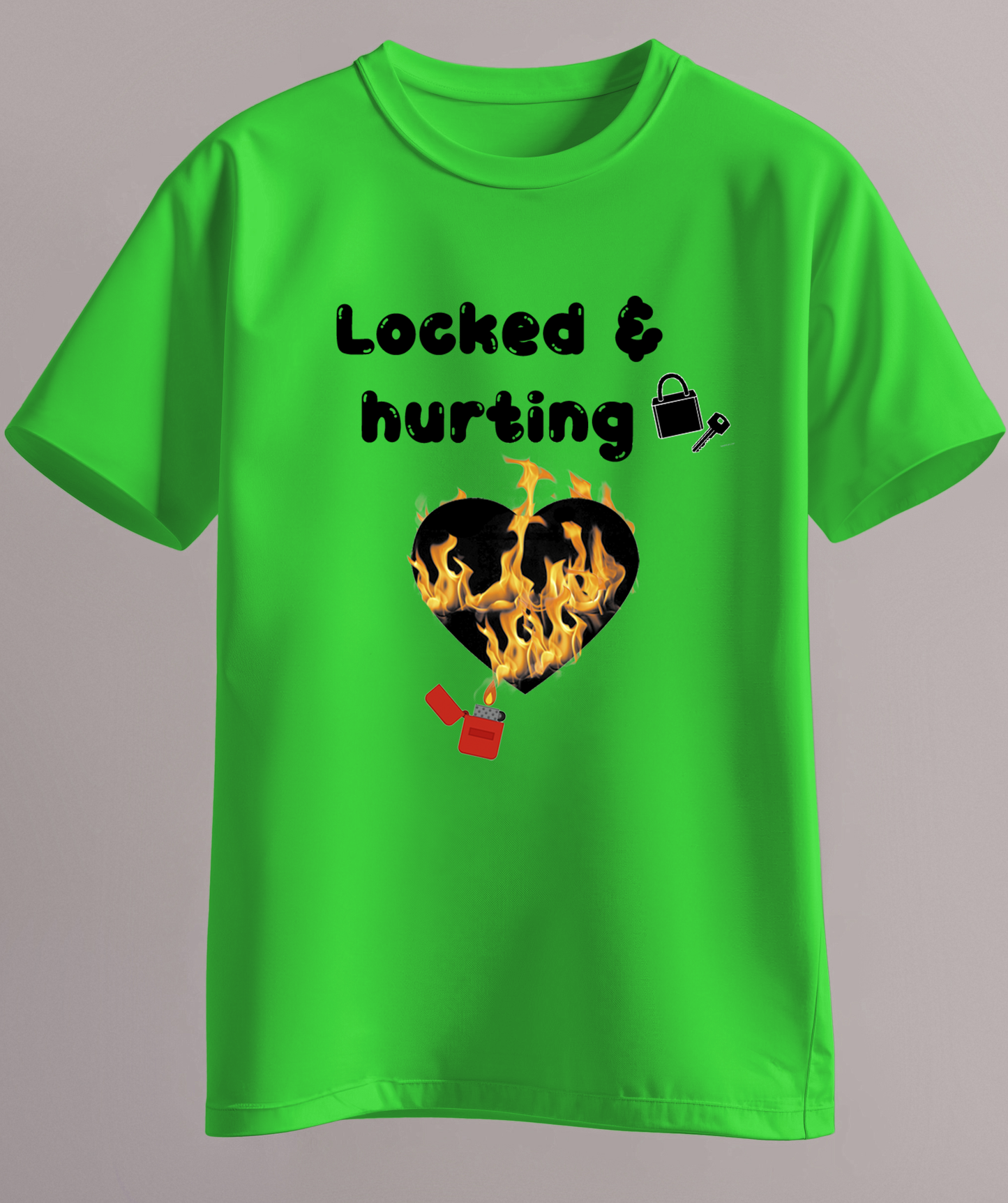 Locked in hurting shirt