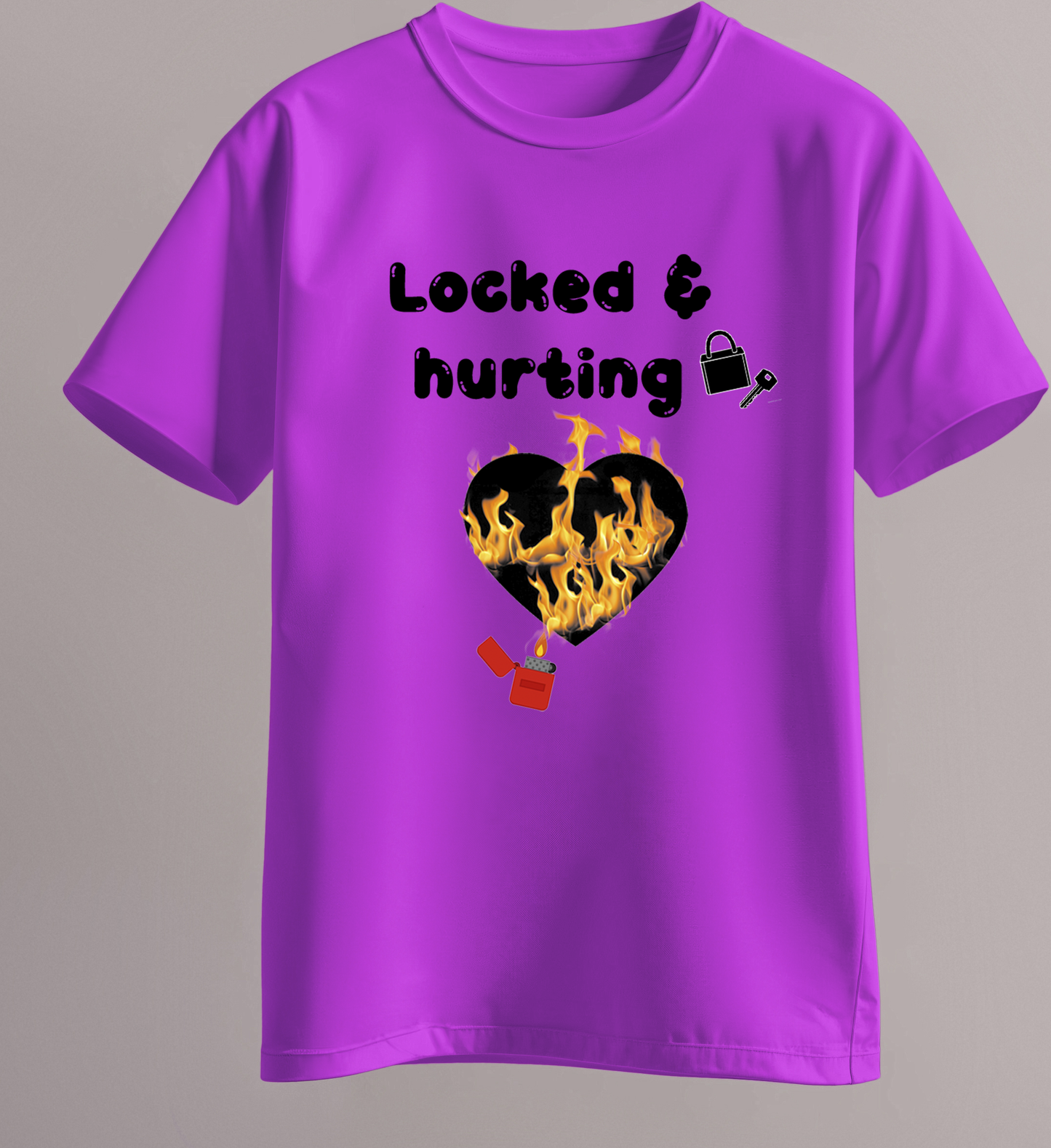 Locked in hurting shirt