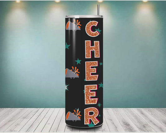 Cheer Mom Tumbler Cup