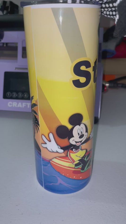 Mickey Steelers Tumbler Cup