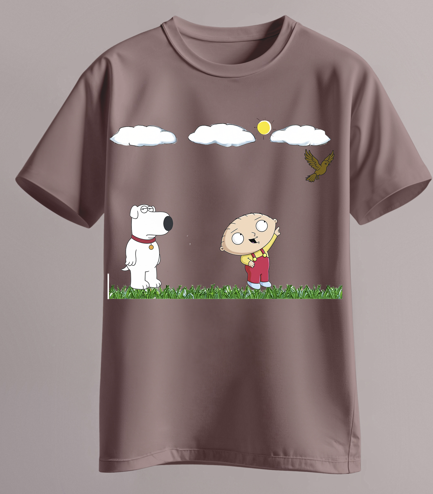 Stewie and brain shirt