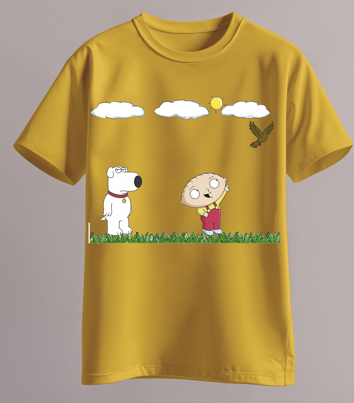 Stewie and brain shirt