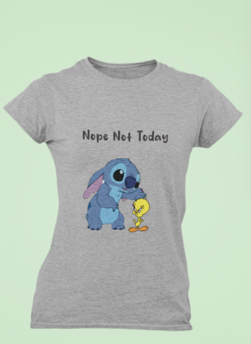 stitch and tweety bird shirt