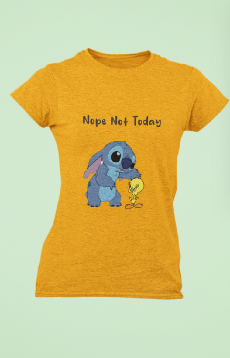 stitch and tweety bird shirt