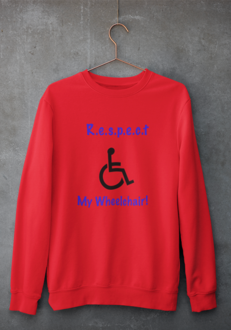 Respect my wheelchair sweater