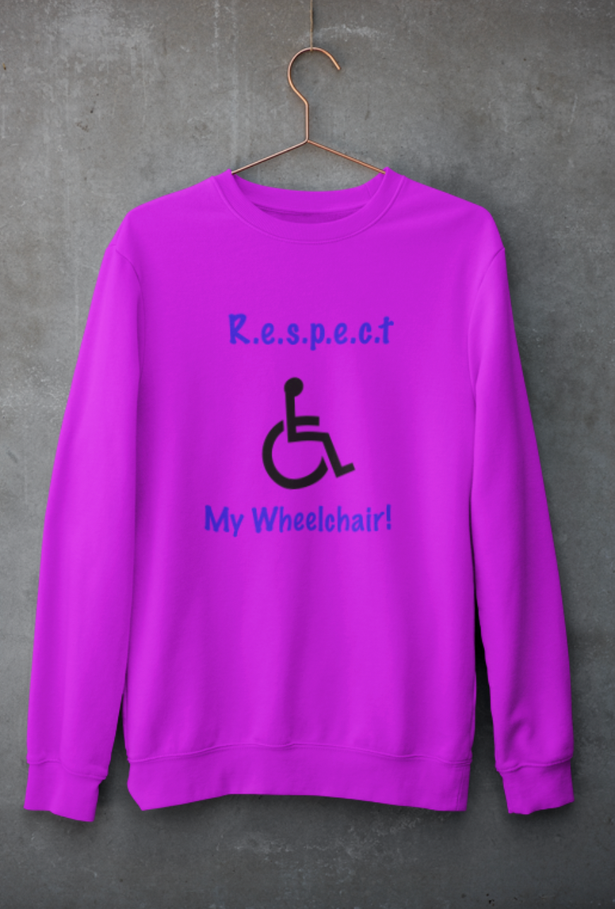 Respect my wheelchair sweater