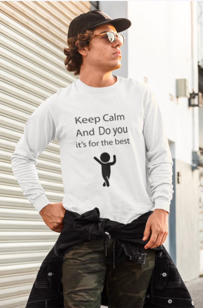 keep calm long sleeve shirt