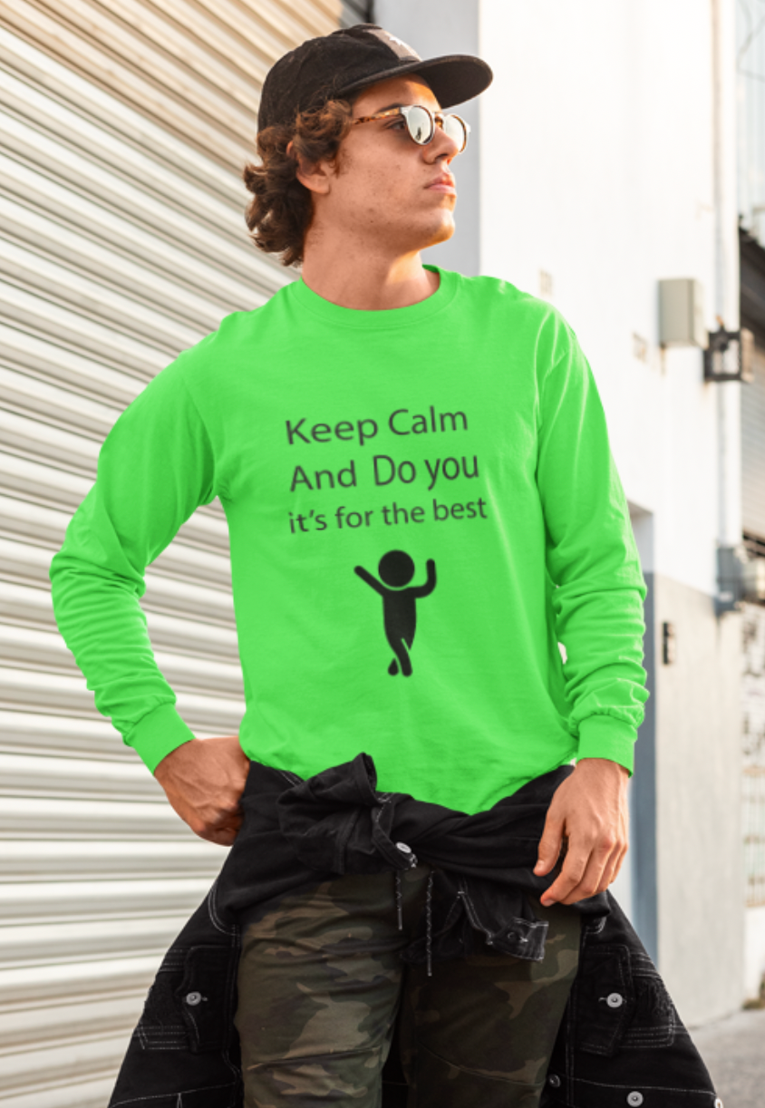 keep calm long sleeve shirt