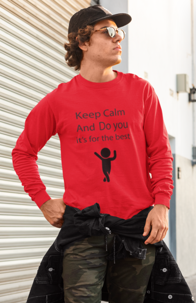 keep calm long sleeve shirt